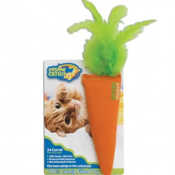 Cosmic Catnip Filled Toy Carrot - Pet Home | The Perfect Pet Supplies Shopping Experience