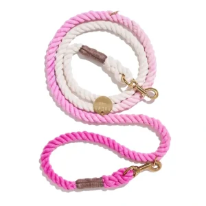 Cotton Candy Cotton Rope Dog Leash | Bolt Snaps, Adjustable - Pet Home | The Perfect Pet Supplies Shopping Experience