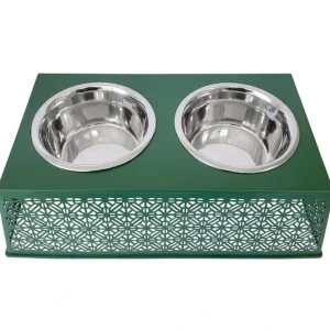 Country Metal Design Double Diner - Pet Home | The Perfect Pet Supplies Shopping Experience