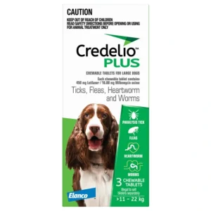 Credelio Plus Large Green 11-22kg Dog Flea Tick & Worm Chew - Pet Home | The Perfect Pet Supplies Shopping Experience