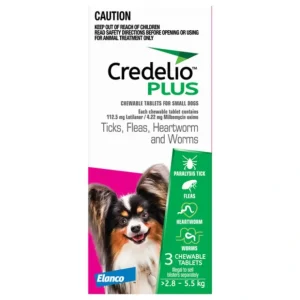 Credelio Plus Small Pink 2.8-5.5kg Dog Flea Tick & Worm Chew - Pet Home | The Perfect Pet Supplies Shopping Experience