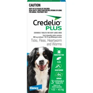 Credelio Plus XLarge Blue 22 - 45kg Dog Flea Tick & Worm Chew - Pet Home | The Perfect Pet Supplies Shopping Experience