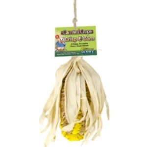 CRISP-E-CORN SMALL ANIMAL TOY (7 INCH, YELLOW) - Pet Home | The Perfect Pet Supplies Shopping Experience