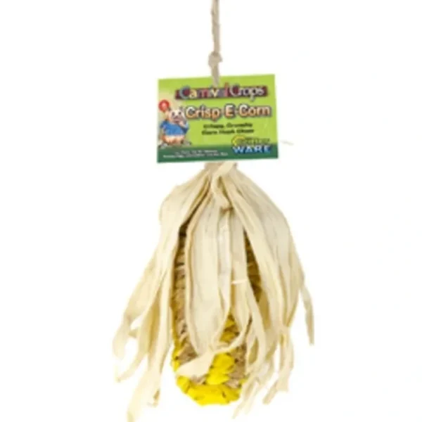 CRISP-E-CORN SMALL ANIMAL TOY (7 INCH, YELLOW) - Pet Home | The Perfect Pet Supplies Shopping Experience