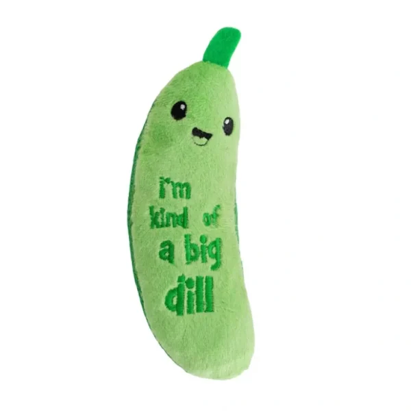 Crunchy Pickle Kicker Dental Cat Toy, Green (Green) - Pet Home | The Perfect Pet Supplies Shopping Experience