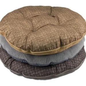 Dallas Manufacturing Company Cozy Pet Round Plaid Reversible Pet Bed - Pet Home | The Perfect Pet Supplies Shopping Experience