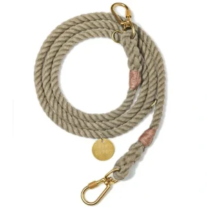 Dark Tan Rope Dog Leash, Adjustable - Pet Home | The Perfect Pet Supplies Shopping Experience