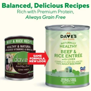Dave's Pet Food - 95% Premium Meats Beef Beef Liver Wet Dog Food - Pet Home | The Perfect Pet Supplies Shopping Experience