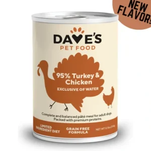 Dave's Pet Food - 95% Premium Meats Turkey Chicken Wet Dog Food - Pet Home | The Perfect Pet Supplies Shopping Experience
