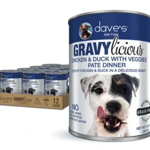 Dave's Pet Food Gravylicious Chicken & Duck with Veggies Pat Dinner For Dogs - Pet Home | The Perfect Pet Supplies Shopping Experience
