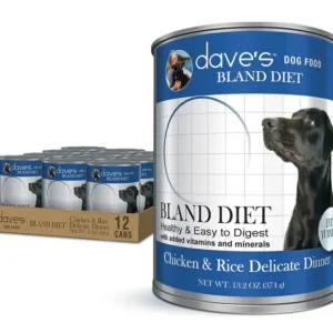 Dave's Pet Food- Restricted Diet Bland Chicken and Rice Wet Dog Food - Pet Home | The Perfect Pet Supplies Shopping Experience