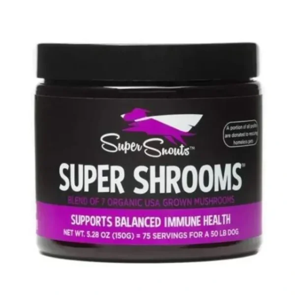 Diggin Your Dog Super Snouts Super Shrooms Organic Mushroom Immune Health For Dogs - Pet Home | The Perfect Pet Supplies Shopping Experience