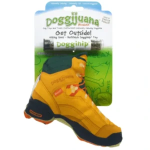 Doggijuana Get Outside Refillable Hiking Boot Toy by SmarterPaw - Pet Home | The Perfect Pet Supplies Shopping Experience