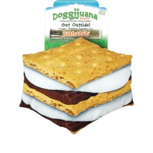 Doggijuana Get Outside Refillable S'mores Dogginip Toy by SmarterPaw - Pet Home | The Perfect Pet Supplies Shopping Experience