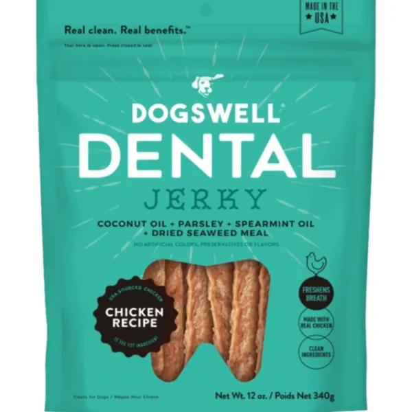 DOGSWELL Dental Jerky Treats, Chicken Recipe - Pet Home | The Perfect Pet Supplies Shopping Experience