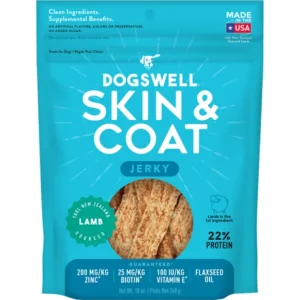 DOGSWELL Skin & Coat GF Jerky Lamb 10oz* - Pet Home | The Perfect Pet Supplies Shopping Experience