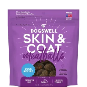 Dogswell Skin & Coat Meatballs Duck Recipe Dog Treats - Pet Home | The Perfect Pet Supplies Shopping Experience