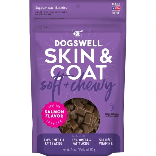 Dogswell Soft & Chewy Skin & Coat Salmon Dog Treats - Pet Home | The Perfect Pet Supplies Shopping Experience