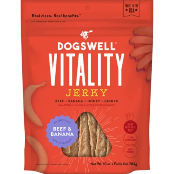 DOGSWELL Vitality Jerky Treats, Beef - Pet Home | The Perfect Pet Supplies Shopping Experience