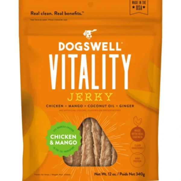 DOGSWELL Vitality Jerky Treats, Chicken - Pet Home | The Perfect Pet Supplies Shopping Experience