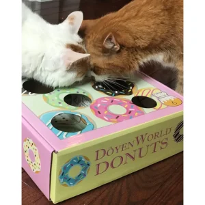 Donut Puzzle Box Cat Toy from DoyenCat - Pet Home | The Perfect Pet Supplies Shopping Experience