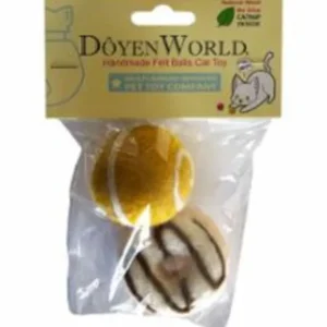 Doyen Cat Felt Ball Peace Love - Pet Home | The Perfect Pet Supplies Shopping Experience