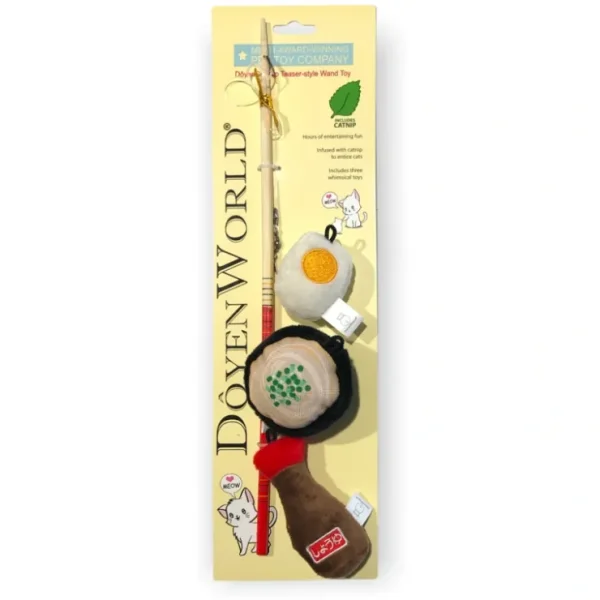 Doyen World Ramen Set Wand Cat Toy (1 Set) - Pet Home | The Perfect Pet Supplies Shopping Experience