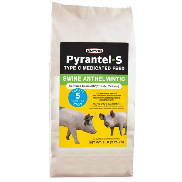 Durvet Pyrantel-S Type C Medicated Feed Swine Anthelmintic - Pet Home | The Perfect Pet Supplies Shopping Experience