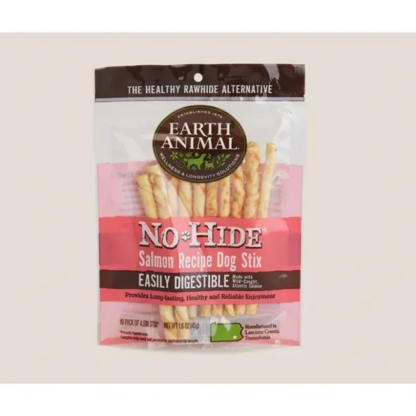 Earth Animal Salmon No-Hide Dog STIX - Pet Home | The Perfect Pet Supplies Shopping Experience
