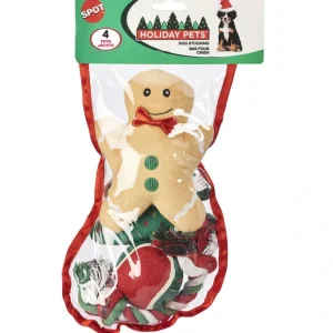 Ethical Pet Holiday Dog Stocking Medium Dog Toy (4 PC) - Pet Home | The Perfect Pet Supplies Shopping Experience