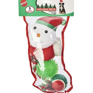 Ethical Pet Spot Holiday Dog Stocking Large Dog Toy (5 PC) - Pet Home | The Perfect Pet Supplies Shopping Experience