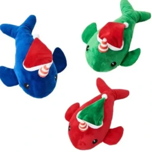 Ethical Pet Spot Holiday Narwhals Dog Toy (12" Assorted Color) - Pet Home | The Perfect Pet Supplies Shopping Experience