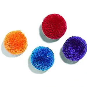 Ethical Pet Wool Pom Poms with Catnip Cat Toy (4 pack) - Pet Home | The Perfect Pet Supplies Shopping Experience