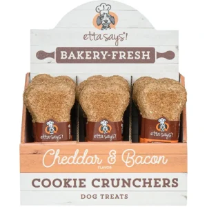 Best Sale Etta Says!, Cheddar & Bacon Cookie Crunchers - 5" - Pet Home | The Perfect Pet Supplies Shopping Experience Shop All