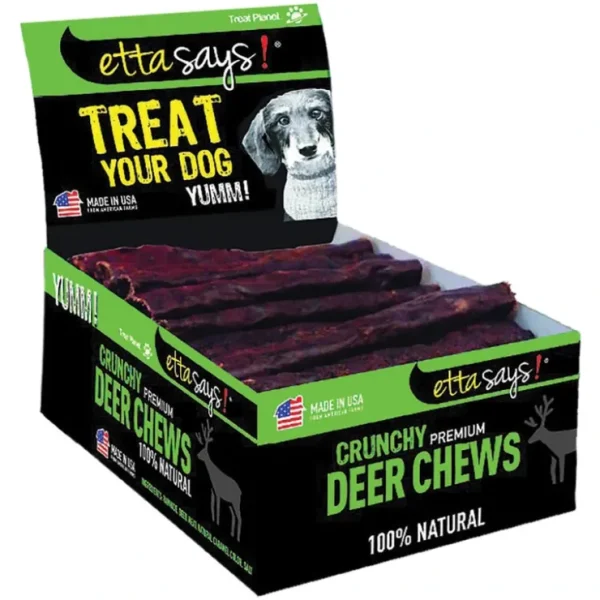 Discount Etta Says!, Crunchy Deer Chew - 4.5" - Pet Home | The Perfect Pet Supplies Shopping Experience Dogs