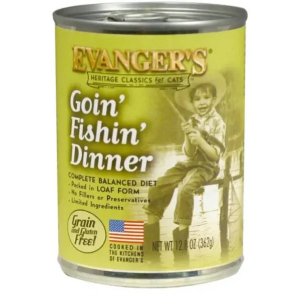 Best Evanger's Classic Recipe Grain Free Goin FIshin Dinner Canned Cat Food - Pet Home | The Perfect Pet Supplies Shopping Experience Shop All