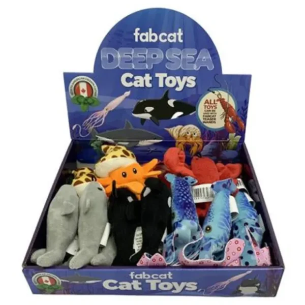 New Fab Cat Deep Sea Catnip Toy Asst - Pet Home | The Perfect Pet Supplies Shopping Experience Pet Toys