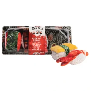 Best FabCat, Sushi with Tray - 5pc set - Pet Home | The Perfect Pet Supplies Shopping Experience Shop All