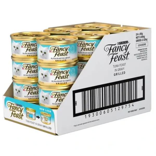 Best Fancy Feast Classic Grilled Tuna Feast in Gravy 85g x 24 (Case) - Pet Home | The Perfect Pet Supplies Shopping Experience Shop All