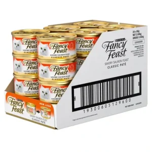 Store Fancy Feast Classic Pate Savoury Salmon Feast 85g x 24 (Case) - Pet Home | The Perfect Pet Supplies Shopping Experience Shop All