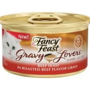 Fancy Feast Gravy Lovers Beef Feast in Roasted Beef Flavor Gravy Canned Cat Food - Pet Home | The Perfect Pet Supplies Shopping Experience