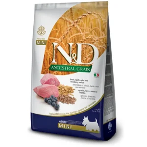 Store Farmina N&D Ancestral Grain Lamb & Blueberry Adult Dog Mini - Pet Home | The Perfect Pet Supplies Shopping Experience Shop All