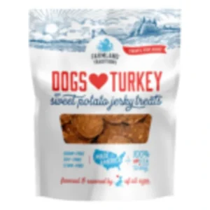 Discount Farmland Traditions Dogs Love Turkey & Sweet Potato Jerky Treats - Pet Home | The Perfect Pet Supplies Shopping Experience Dogs