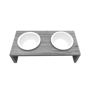 Best Sale Fashion Pet Cosmo Double Diner Elevated Dog Bowls Gray* - Pet Home | The Perfect Pet Supplies Shopping Experience Shop All