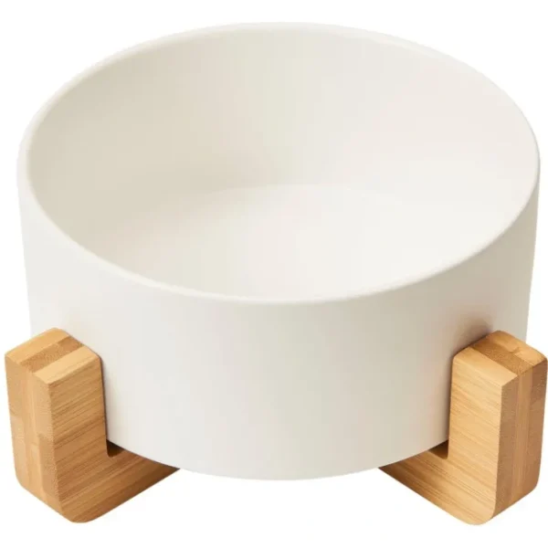 Discount Fashion Pet Cosmo Single Diner Dog Bowl White (6 Inch) - Pet Home | The Perfect Pet Supplies Shopping Experience Dogs