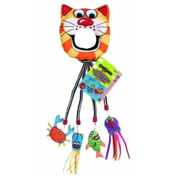 Clearance Fat Cat Catfish Doorknob Hanger W/Toys 45Cm - Pet Home | The Perfect Pet Supplies Shopping Experience Pet Toys