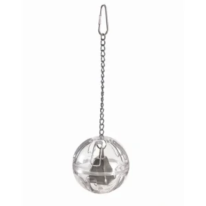 Discount Featherland Paradise Creative Foraging Ball With Chain & Bell - Pet Home | The Perfect Pet Supplies Shopping Experience Pet Toys