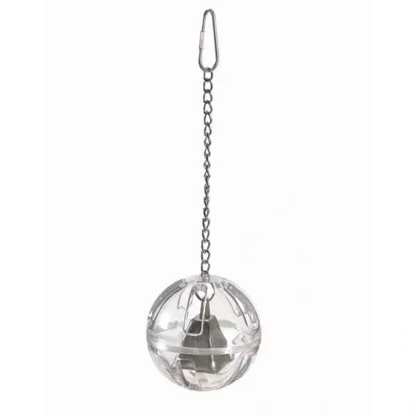 Discount Featherland Paradise Creative Foraging Ball With Chain & Bell - Pet Home | The Perfect Pet Supplies Shopping Experience Pet Toys