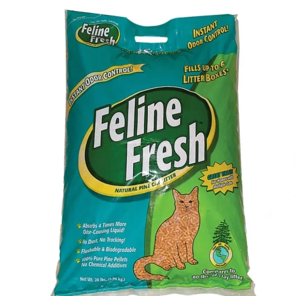 Store Feline Fresh, Natural Pine Pellet Cat Litter - Pet Home | The Perfect Pet Supplies Shopping Experience Shop All