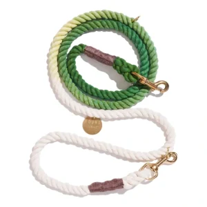 Store Fern Green Cotton Rope Dog Leash | Bolt Snaps, Adjustable - Pet Home | The Perfect Pet Supplies Shopping Experience Dogs